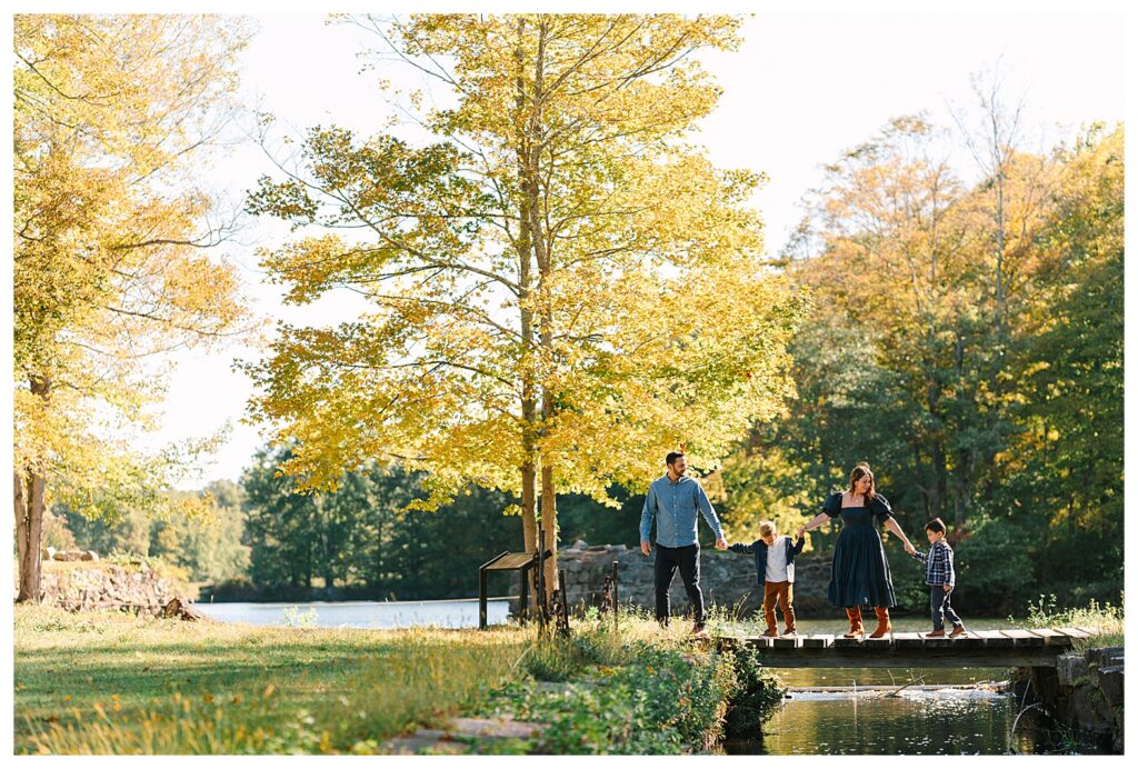 waterloo village north new jersey family photography in fall.