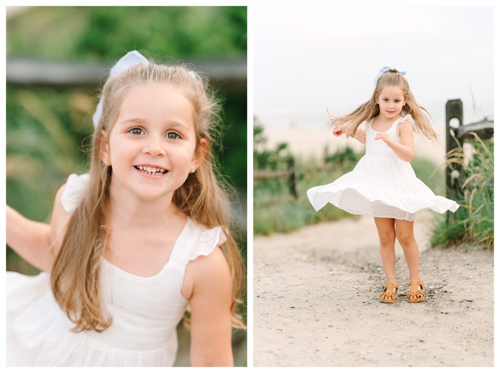 fun beach family photos with NJ Shore beach photographer